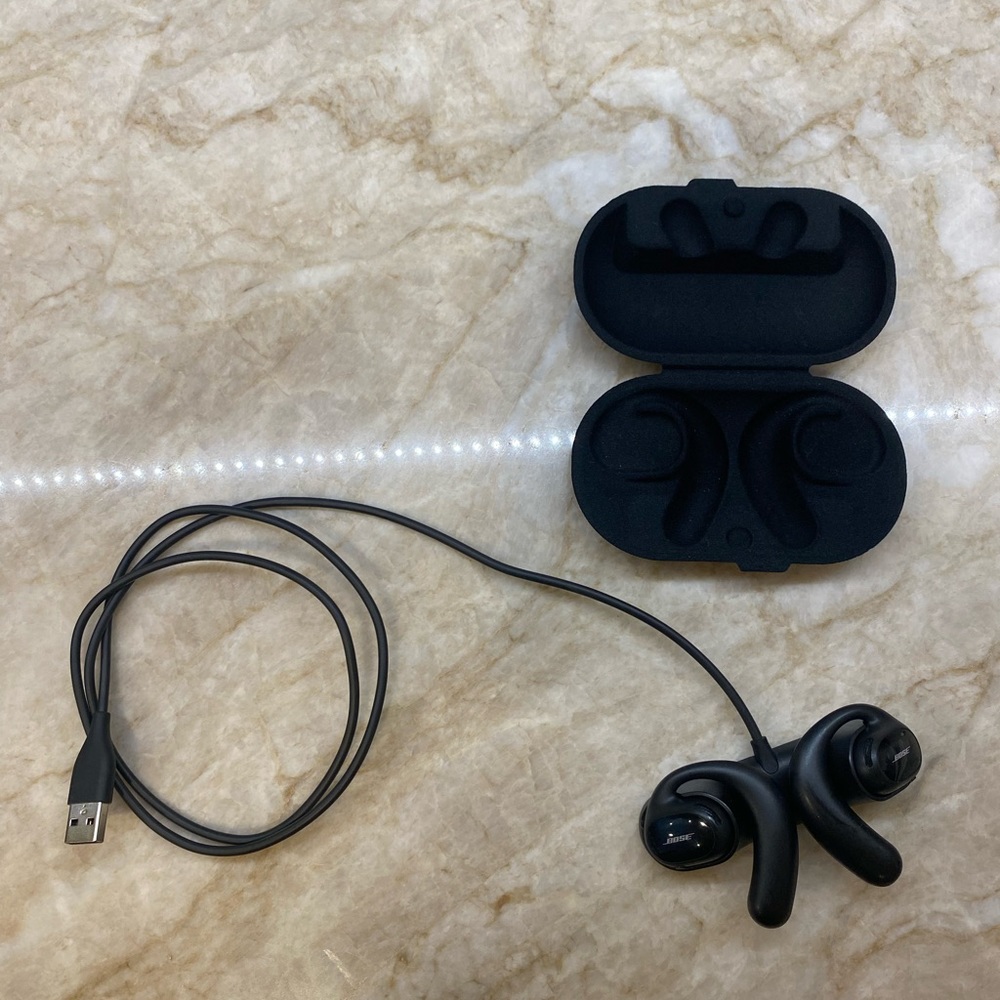 Bose Sport Open Earbuds with Charging Station & Carrying Case